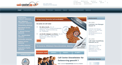 Desktop Screenshot of call-center.de